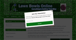 Desktop Screenshot of lawnbowlsonline.com.au