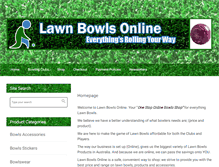 Tablet Screenshot of lawnbowlsonline.com.au